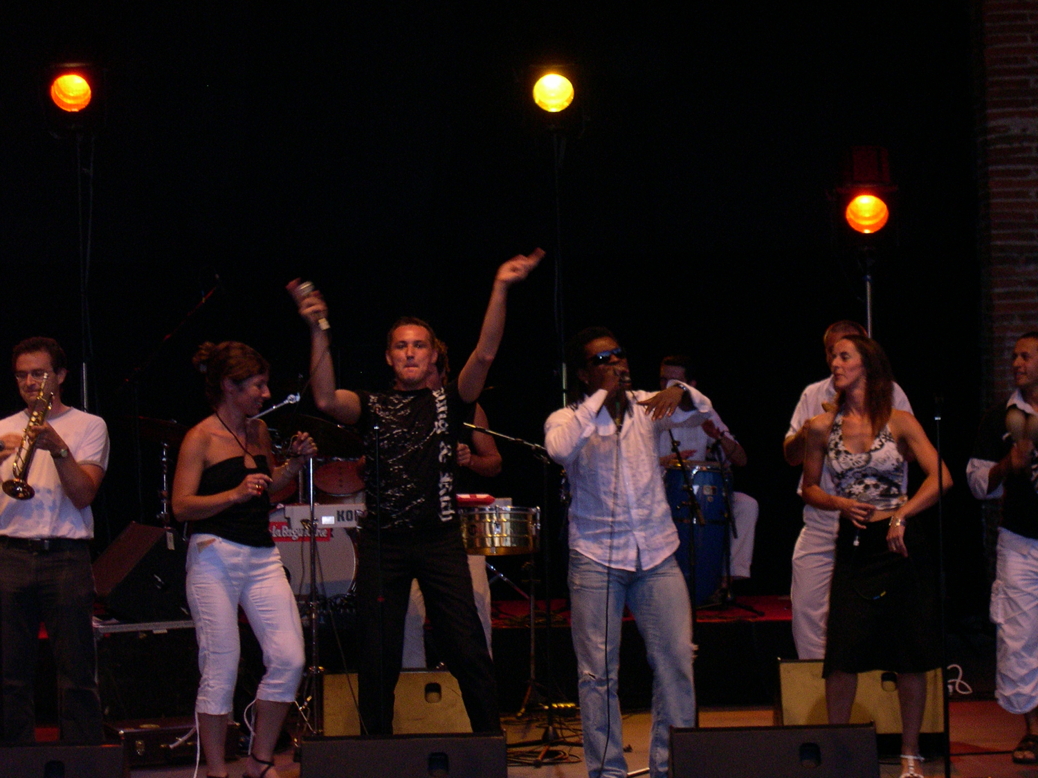 Avec Leito - 1re partie de Van Van - Albi 2006